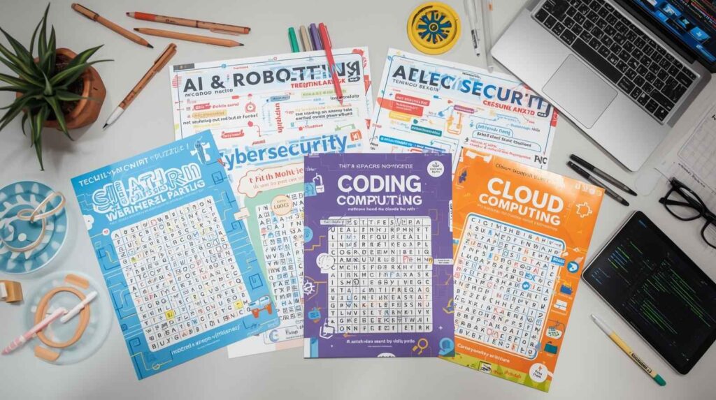 Examples of Technology Word Search Themes