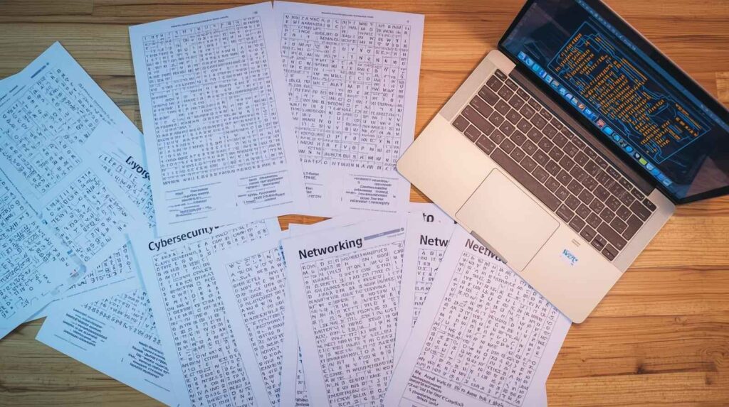 Types of Technology Word Search Puzzles