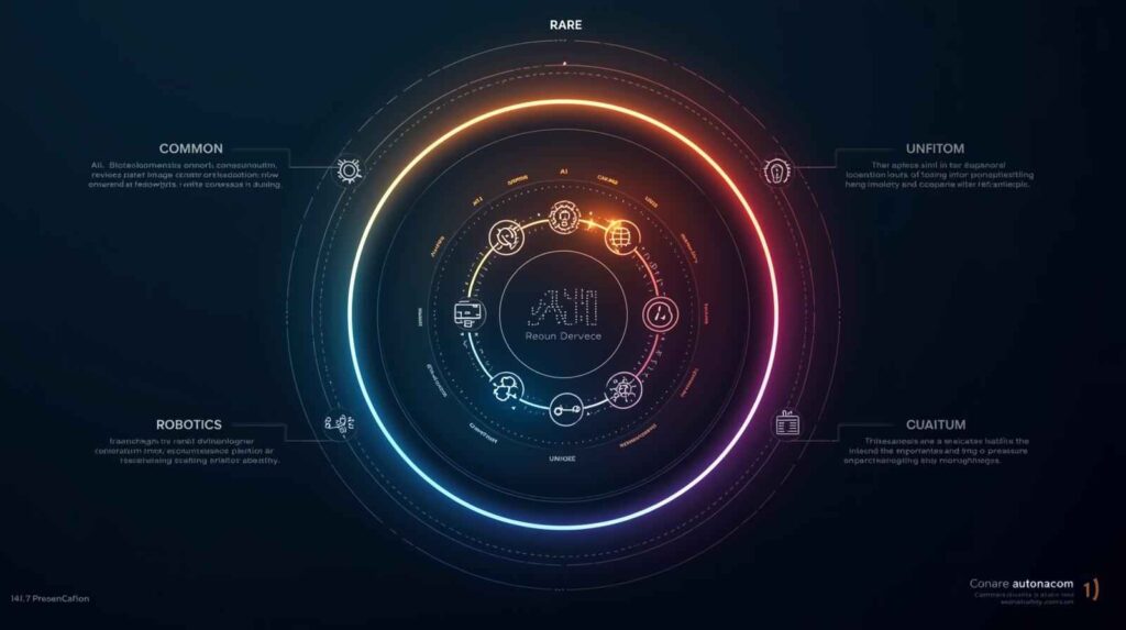 Common, Rare, and Unique Attributes Across Industries